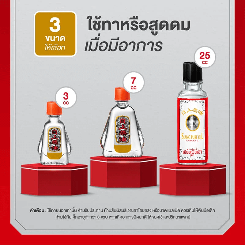 ยาหม่องน้ำ เซียงเพียว สูตร 2 ขนาด 25 ซีซี จำนวน 1 ชิ้น